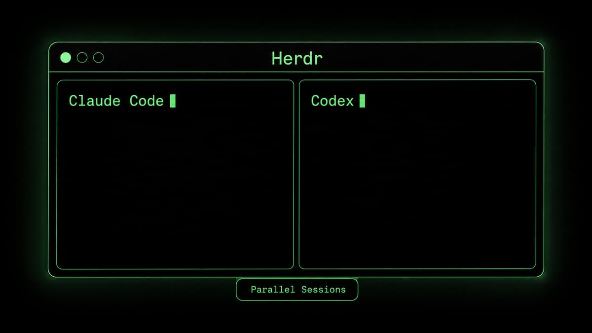 Herdr入門：Claude CodeとCodexを1つのターミナルで管理する